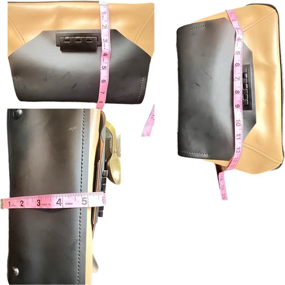 ZAC Posen Two-Tone Black and Tan Women's Bag - Picture 5 of 9